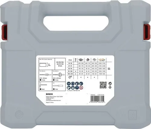 Bosch Lochsägen-Set PRO Multi Material 12tlg. D.22-64mm Arbeits-L.44mm