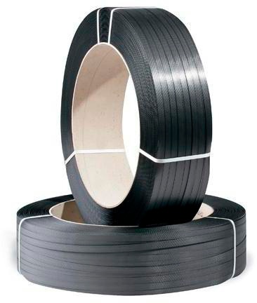 Umreifungsband Bandbreite16xStärke0,5mm L.2000m PP schwarz Kern 406mm TRANSPAK