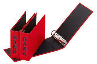 PAGNA Bankordner Basic Colours 40801-03 25x14x5cm Pappe rot