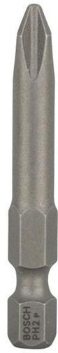 Bosch Schrauberbit Extra-Hart ISO1173 E6.3 PH 2 L.49mm 1/4Zoll-Außen-6kt 3erPack