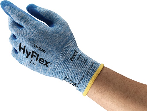 Handschuhe HyFlex® 11-920 Gr.8 blau EN 388 PSA II Nyl.m.Nitril ANSELL