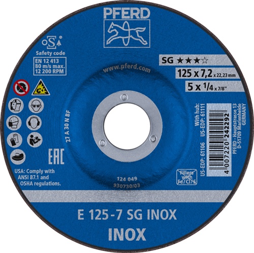 Schruppscheibe SG INOX PFERD