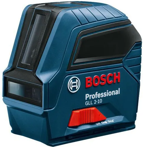Bosch Linienlaser GLL 2-10 Arbeitsber.10m Laserdiode 630-650nm Laserkl.2 Schutztasche