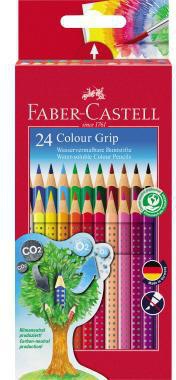 Faber-Castell Farbstift Colour GRIP 112424 farbig sortiert 24 St./Pack.