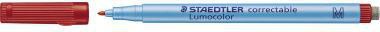 STAEDTLER Folienstift Lumocolor correctable 305 M-2 1mm rot