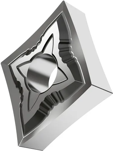 Drehwendeschneidplatte ISO CNGG 120402E-SF:T6310 D. 5,16mm PVD beschichtet