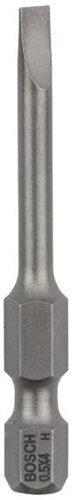 Bosch Schrauberbit Extra-Hart ISO1173 E6.3 S0,5x4mm L.49mm 1/4Zoll-Außen-6kt 3St.