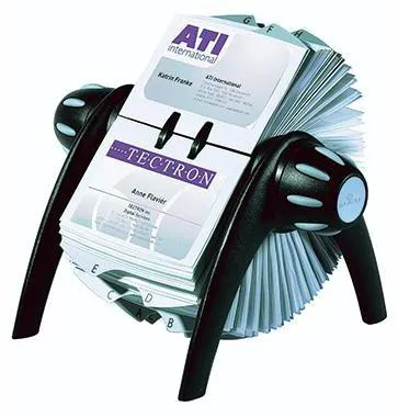 DURABLE Rollkartei VISIFIX FLIP 241701 Kunststoff schwarz