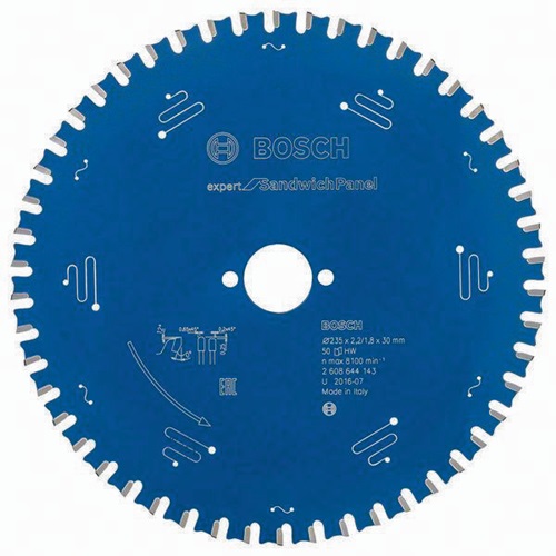 Bosch Kreissägeblatt AD 235mm Z.50 MTCG Bohr.30mm Schnitt-B.2,2mm HM 