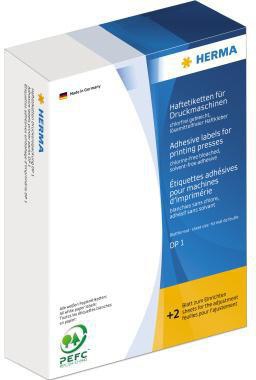 HERMA Etikett 2952 34x53mm rot 2.500 St./Pack.