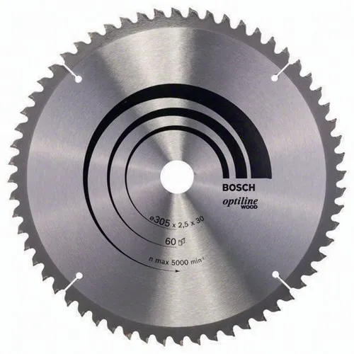 Bosch Kreissägeblatt PRO Wood AD 305mm Z.60 WZ/N Bohr.30mm Schnitt-B.2,5mm