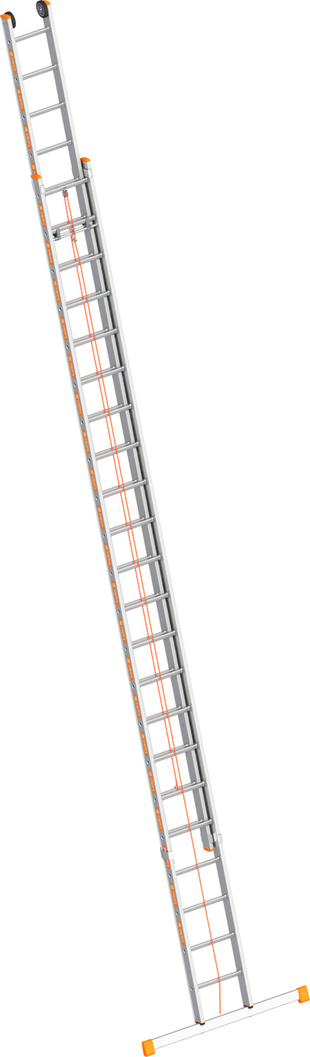 Layher Seilzugleiter TOPIC 1037 2x22 Sprossen mit Traverse