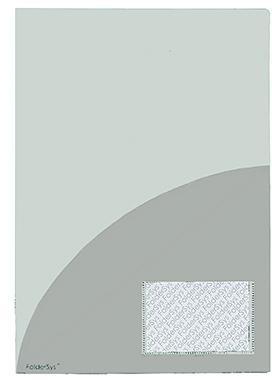 FolderSys Broschürenmappe 10009-04 DIN A4 PP Klarsichttasche tr