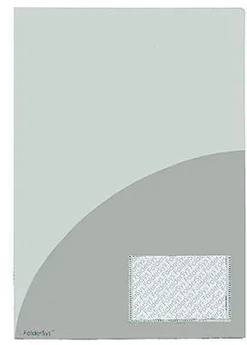 FolderSys Broschürenmappe 10009-04 DIN A4 PP Klarsichttasche tr