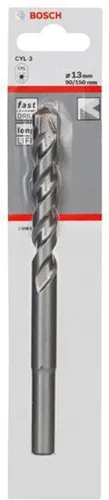 Bosch Betonbohrer Silver Percussion CYL-3 D.13mm Arbeits-L.90mm L.150mm Schaft-D.10mm