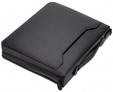 Alassio Schreibmappe BERGAMO 31506 37x31x6,5cm Lederimitat schwarz