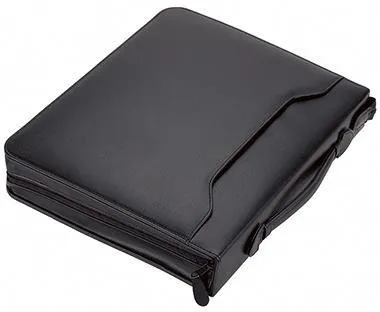 Alassio Schreibmappe BERGAMO 31506 37x31x6,5cm Lederimitat schwarz