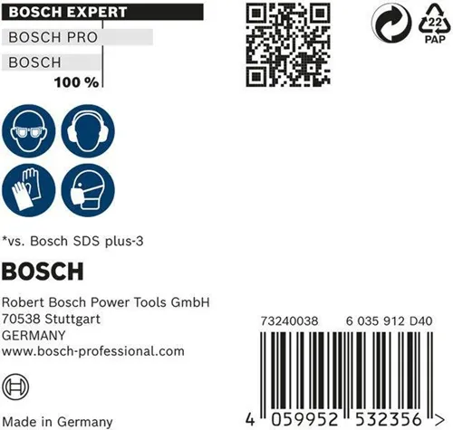 Bosch Hammerbohrer Expert SDS plus-7X D.6mm Arbeits-L.200mm L.265mm 10 St.