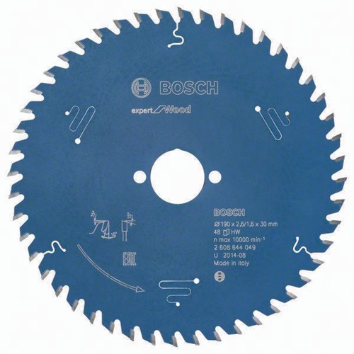 Bosch Kreissägeblatt Expert Wood AD 190mm Z.48 WZ Bohr.30mm Schnitt-B.2,6mm