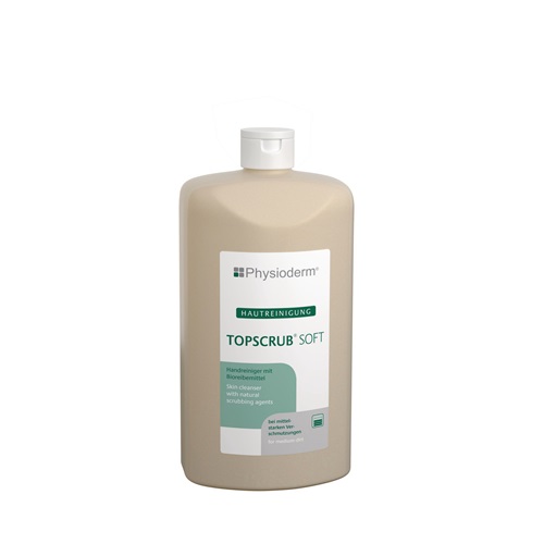 Handreiniger TOPSCRUB® SOFT 500ml mikroplastikfrei 500ml Hartflasche PHYSIODERM