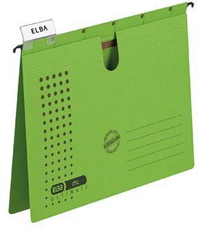 ELBA Hängehefter chic ULTIMATE 100552109 DIN A4 grün 5 St./Pack.