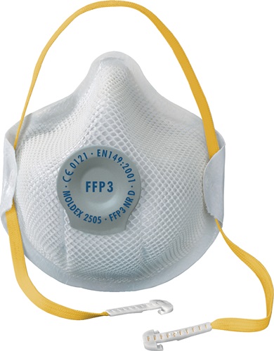 Atemschutzmaske Smart 250501 FFP3/V NR D m.Ausatemventil MOLDEX
