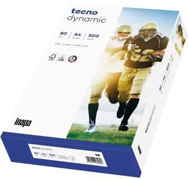 inapa tecno Kopierpapier Dynamic 2100011483 A4 80g 500 Bl./Pack.