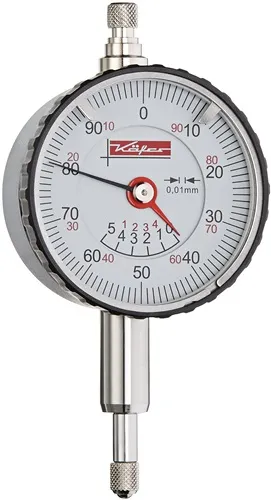Kleinmessuhr KMU 4/5 TK-100 5mm Abl.0,01mm KÄFER