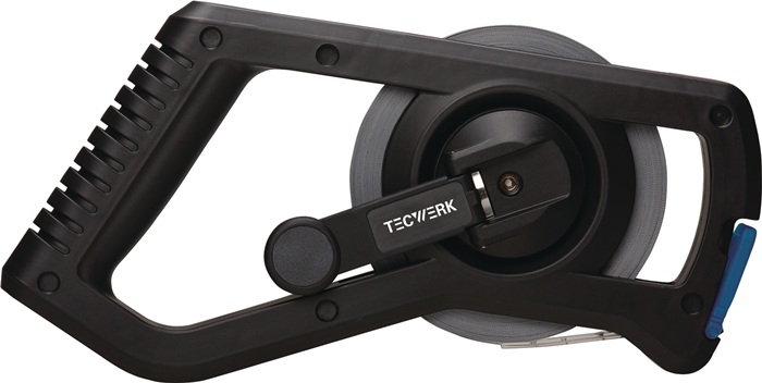 Rahmenbandmaß 50m 13mm Acm EG II Ku.weiß TECWERK