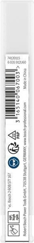 Bosch Metallbohrer PRO Metal Arbeits-L.62mm D.2,5mm L.95mm Typ N HSS-G 5St.