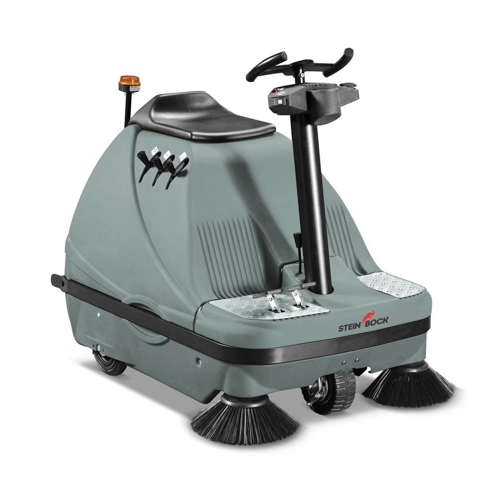 Steinbock® Aufsitz-Kehrsaugmaschine  A-1000, Elektromotor, Kehrbreite 1.000 mm