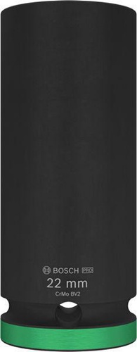 Bosch Steckschlüsseleinsatz PRO Impact 1/2Zoll SW22 M14 tief Außen-D.19,5/29,8mm 