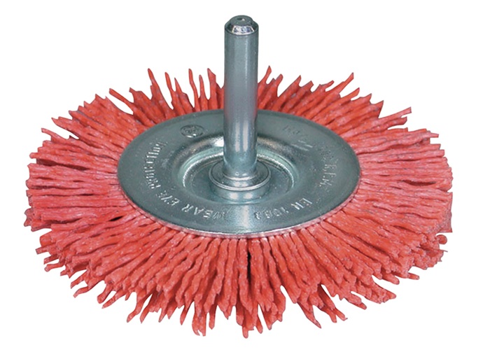 Rundbürste Nylon Körnung 80 10 mm 4500 min-¹ TECWERK