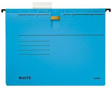 Leitz Hängehefter ALPHA 19840035 A4 kfm. Heftung blau 25 St./Pack.