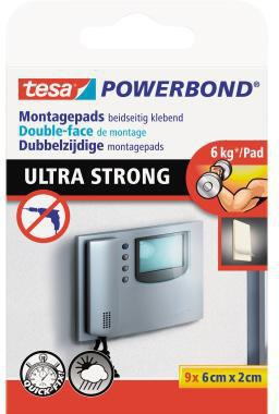 tesa Klebepad Powerbond Ultra Strong 55790-00001 9 St./Pack.