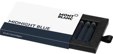 Montblanc Tintenpatrone 128199 mitternachtsblau 8 St./Pack.