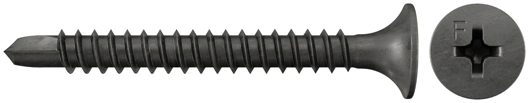 fischer Schnellbauschraube 3,5 x 25 Trompetenkopf phosphatiert Feingewinde Kreuzschlitz PH