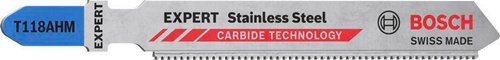 Bosch Stichsägeblatt EXPERT Stainless Steel L.83mm Carbide geschliffen Zahnt.1,1mm