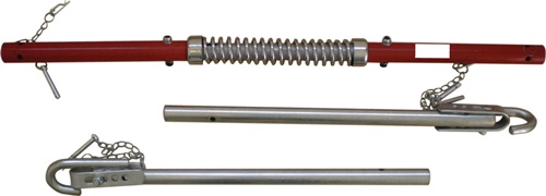 Abschleppstange verz.L1800xB70xH55mm 5,1kg rot/silber HP AUTOZUBEHÖR