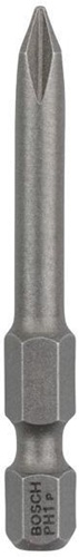 Bosch Schrauberbit Extra-Hart ISO1173 E6.3 PH 1 L.49mm 1/4Zoll-Außen-6kt 25St.