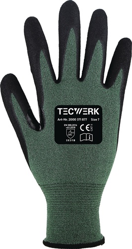 Schnittschutzhandschuhe Mosel Gr.9 grün/schwarz EN 388 PSA II 10PA TW
