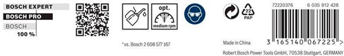 Bosch Metallbohrer PRO Metal Arbeits-L.121mm D.10mm L.184mm Typ N HSS-G 5St.