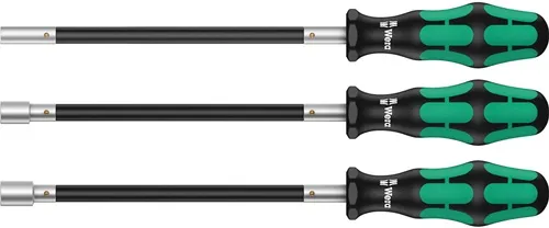 Schlauchklemmenschraubendrehersatz 391/3 3-tlg.Kraftform flex.WERA