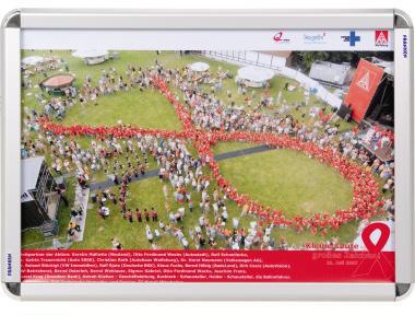 Franken Bilderwechselrahmen BS0801 für DIN A2 silber