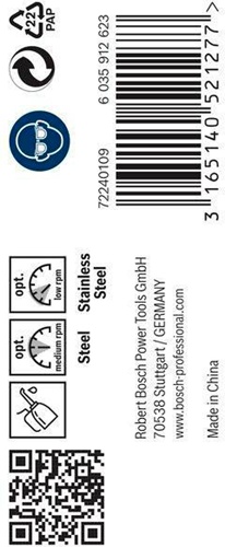 Bosch Metallbohrer PRO Stainless Steel Arbeits-L.69mm D.7mm L.109mm 10St.