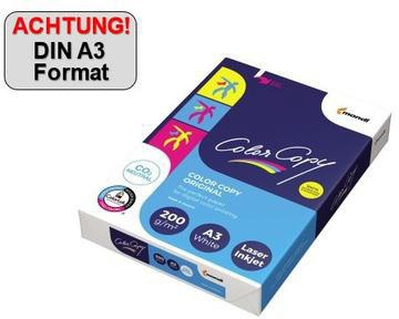 Color Copy Kopierpapier 2100005111 DIN A3 200g weiß 250 Bl./Pack.