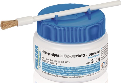 Fittingslötpaste CU-Rofix®3-Spezial 230-250GradC 250g S-Sn97Cu3 FELDER