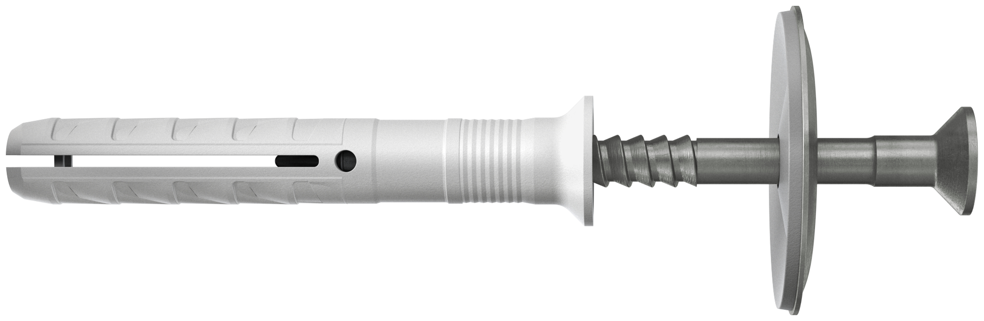 fischer Nageldübel N 6 x 40/10 S D Senkkopf und Dichtscheibe A2 nichtrostender Stahl