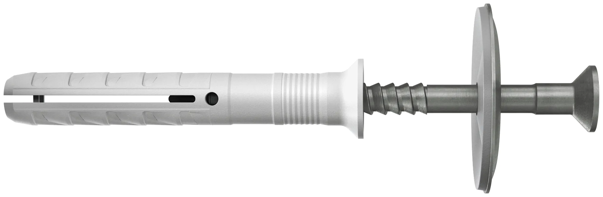 fischer Nageldübel N 6 x 40/10 S D Senkkopf und Dichtscheibe A2 nichtrostender Stahl