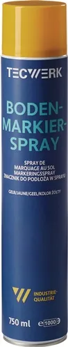 Bodenmarkierspray 750ml gelb Spraydose TECWERK